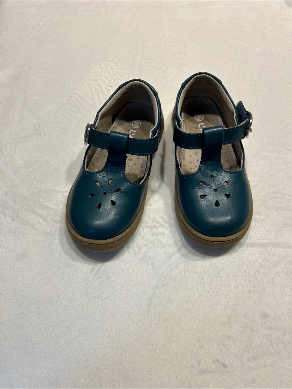 L'Amour Teal Mary Jane Shoes
